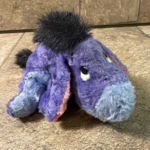 Vintage Disney Store Eeyore Plush Winnie the Pooh Stuffed Animal 1990s
